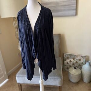 HUE Dark Blue Knit Cardigan